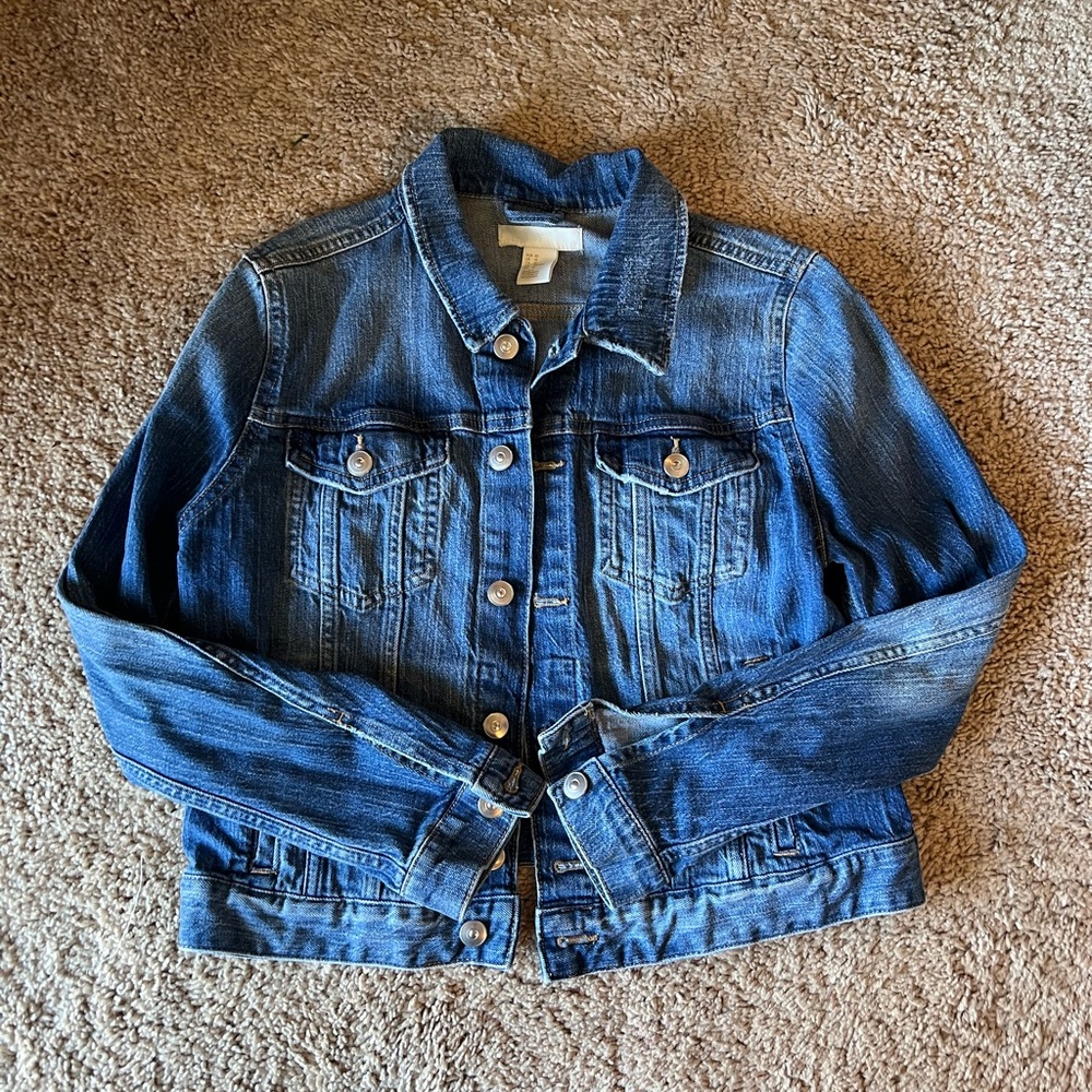 Blue Denim Mini Jacket